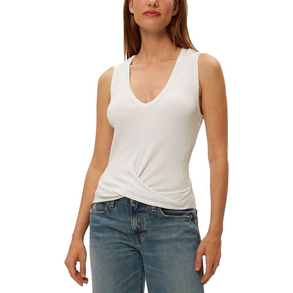 Michael Stars Womens  Maggie Fitted Shirt, White
